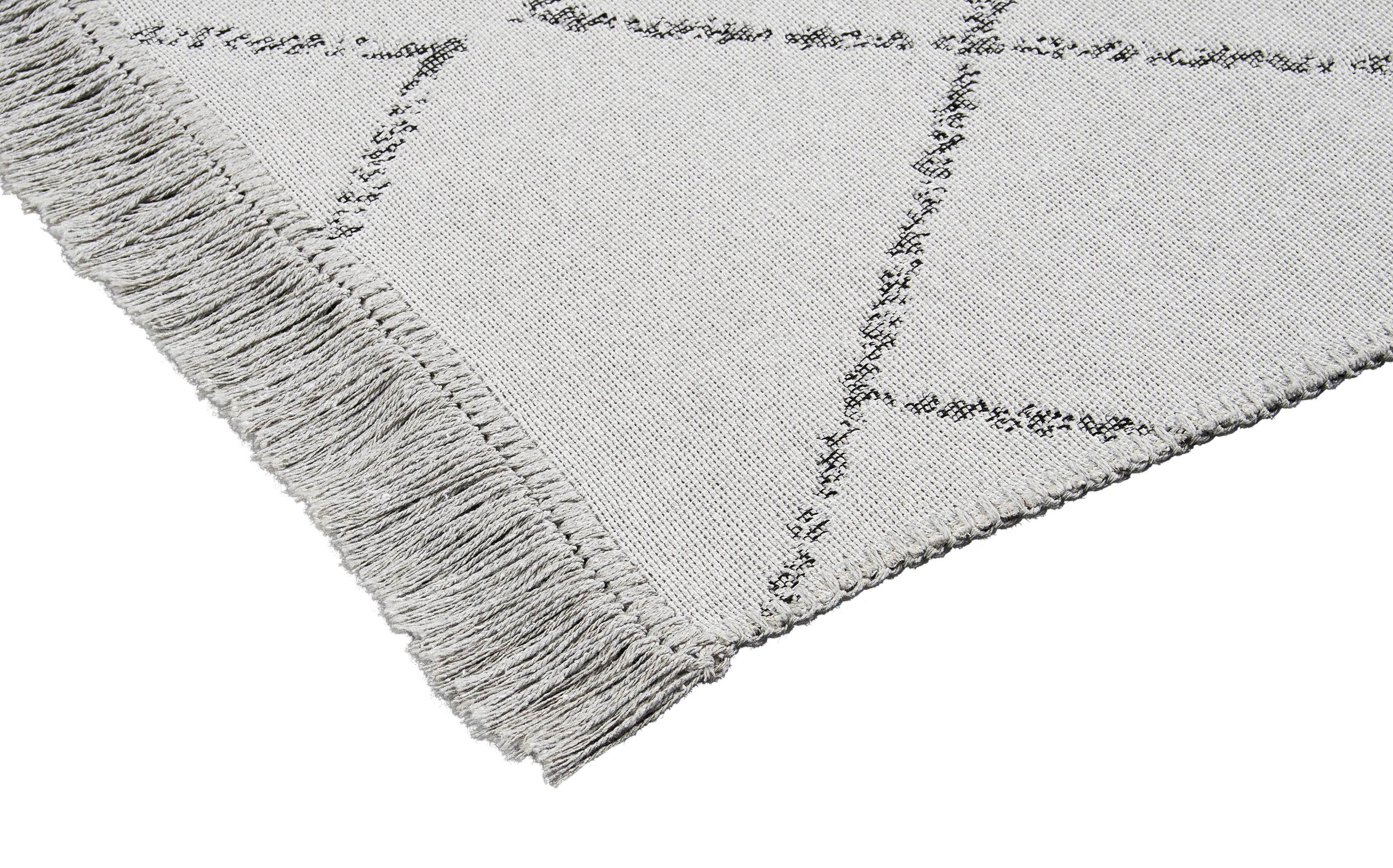 Teppich Boho Kilim grau B/L: ca. 60x90 cm Boho Kilim - grau (60,00/90,00cm)