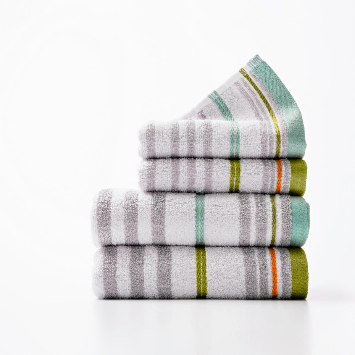Frottier-Set RAINBOW bunt Baumwolle RAINBOW - weiß/bunt - BENETTON