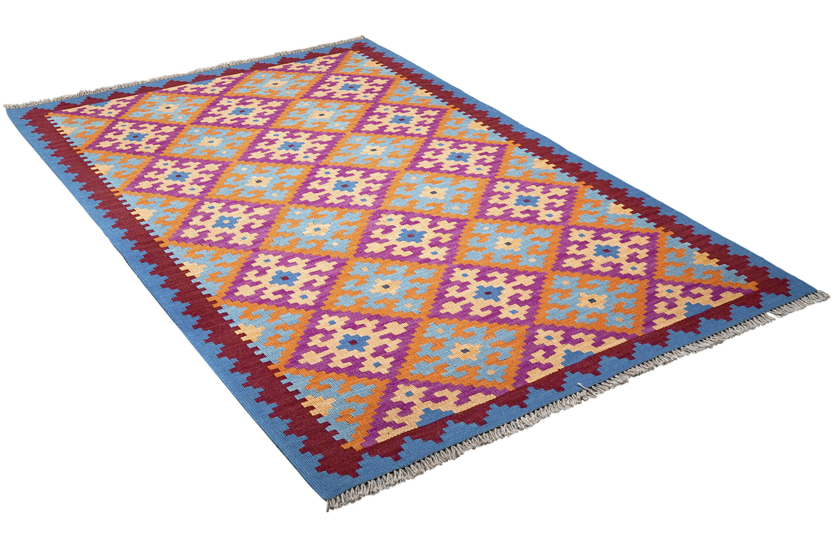 Teppich multicolor B/L: ca. 122x179 cm günstig online kaufen