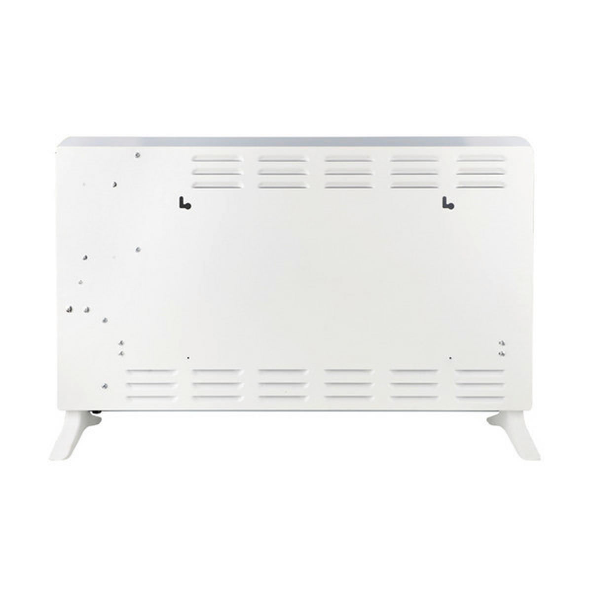 Glasradiator weiß Metall Kunststoff B/H/L: ca. 20x47x76,5 cm ca. 2000 W Glasradiator GR-133080.1 - weiß (76,50/20,00/47,00cm)