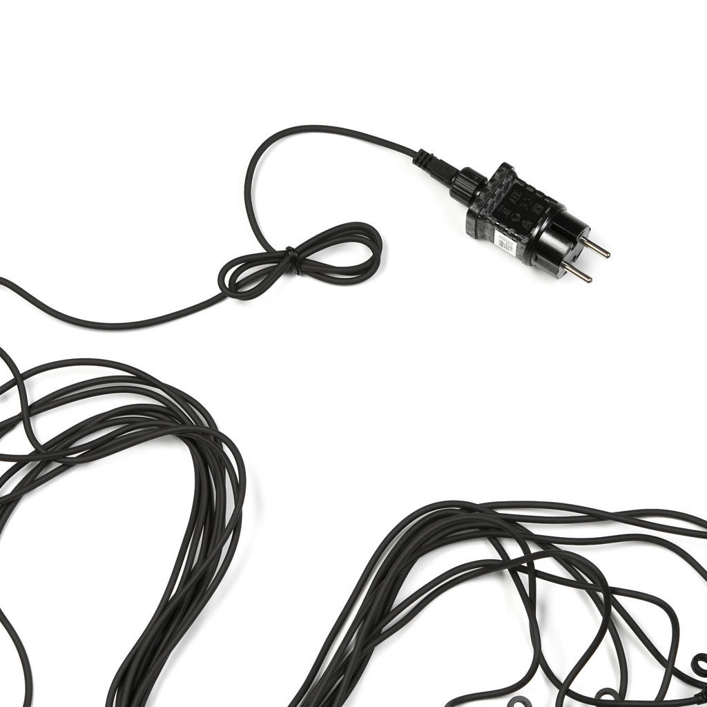 Thumbnail - Outdoor-Lichterkette schwarz B/L: ca. 2x1000 cm