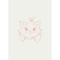 Komar Poster Majestic Marie Disney B/L: ca. 50x70 cm Majestic Marie - (50,00/70,00cm) - Komar
