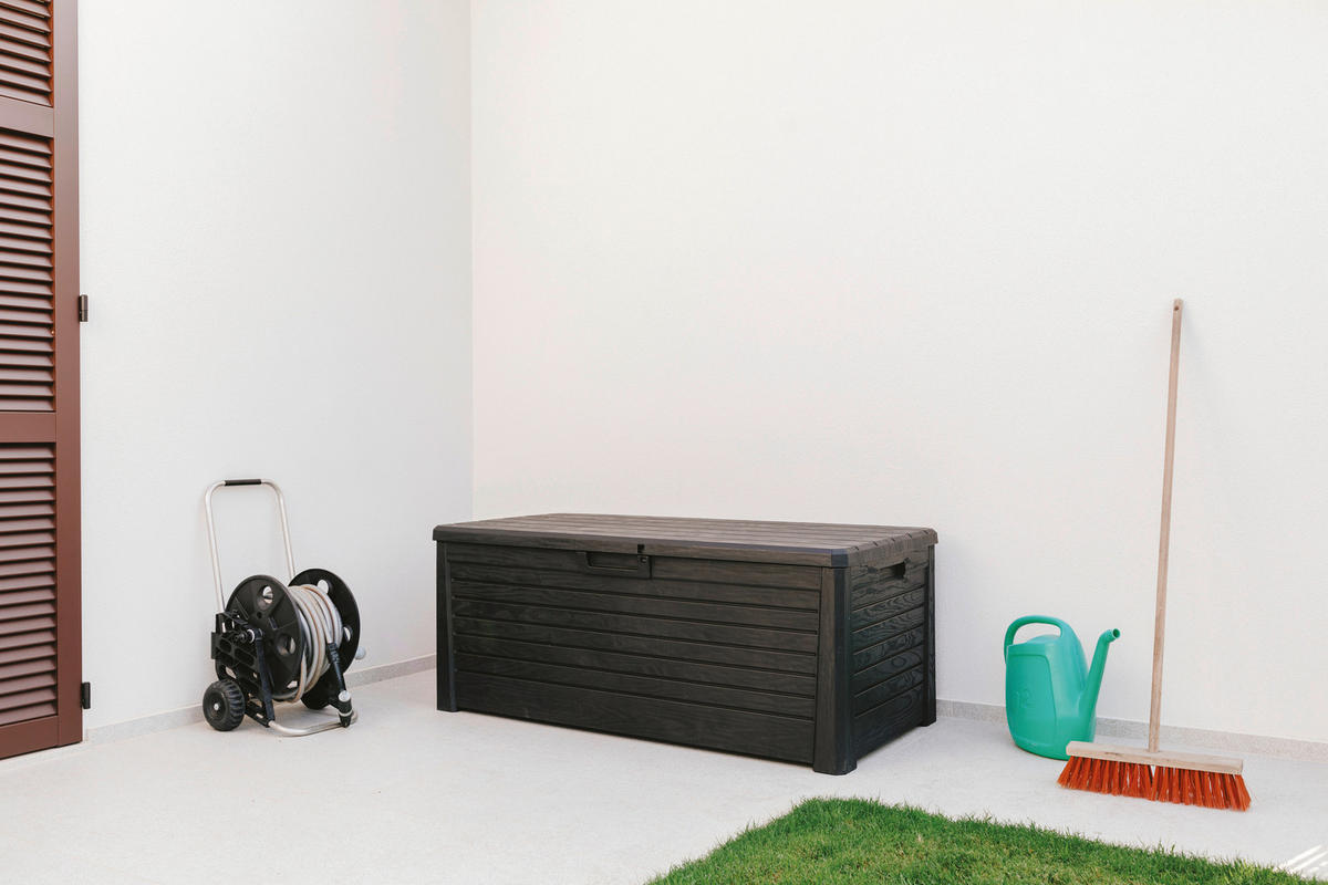 Toomax Aufbewahrungsbox Florida anthrazit Kunststoff B/H/L: ca. 70x60x148 cm Florida - anthrazit (148,00/70,00/60,00cm) - Toomax