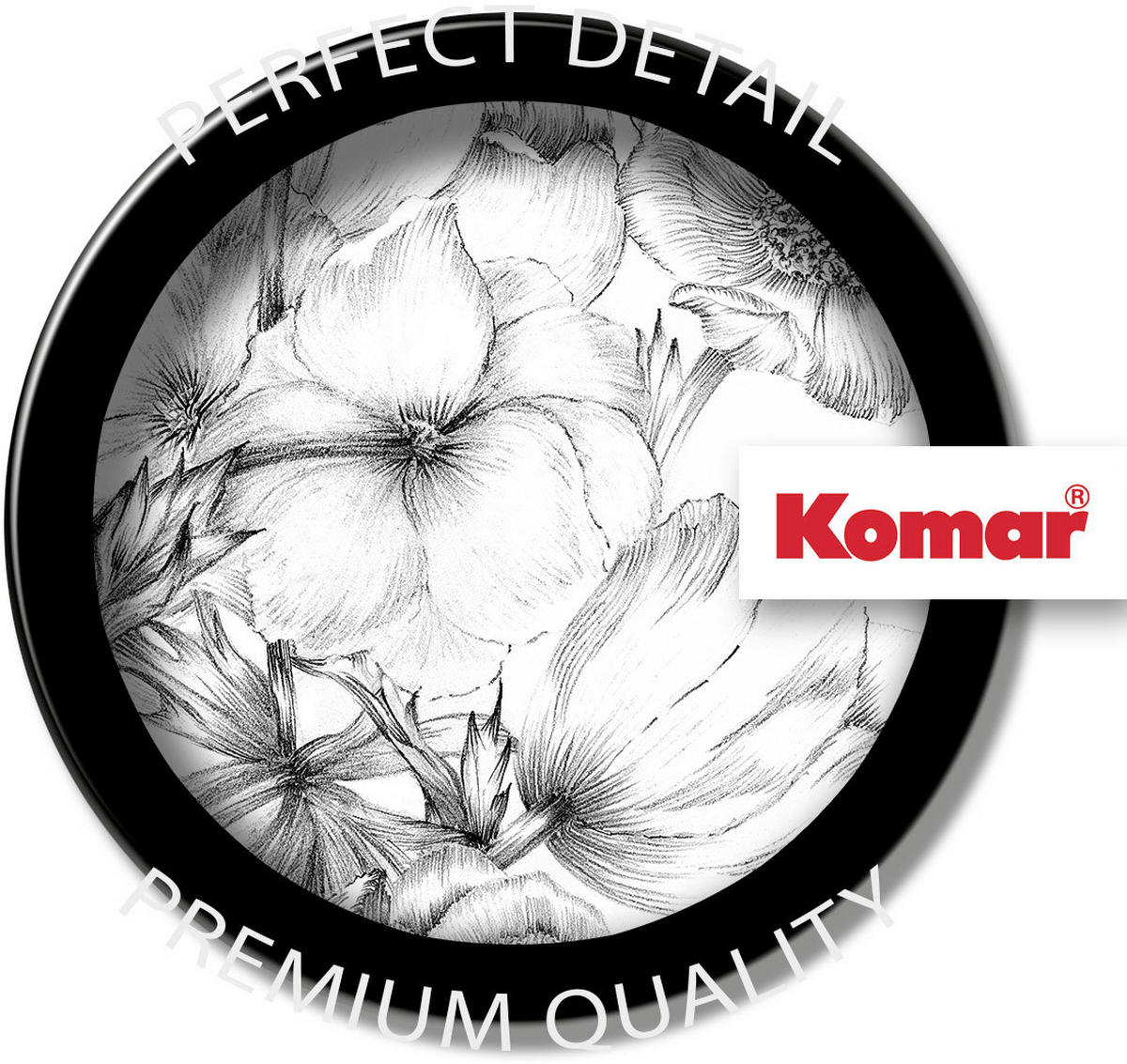 Komar Fototapete Embroidery B/H: ca. 184x284 cm Embroidery - (184,00/284,00cm) - Komar