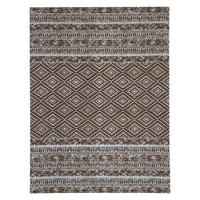 Kayoom Flachgewebeteppich Sunny 110 braun B/L: ca. 160x230 cm Sunny 110 - braun (160,00/230,00cm) - Kayoom