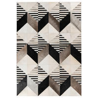 360Living Teppich Lavin schwarz B/L: ca. 120x170 cm Lavin - schwarz/multicolor (120,00/170,00cm) - 360Living
