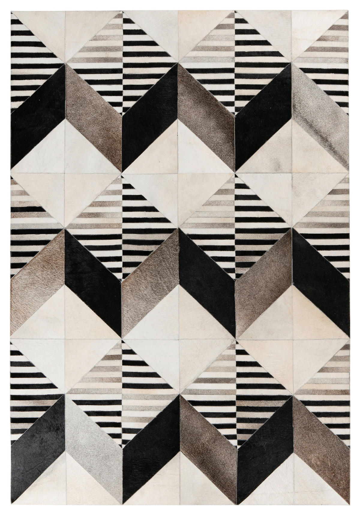 360Living Teppich Lavin schwarz B/L: ca. 120x170 cm Lavin - schwarz/multicolor (120,00/170,00cm) - 360Living