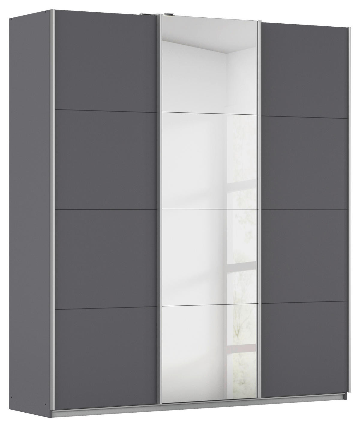 Kleiderschrank Kulmbach grau B/H/T: ca. 203x229x62 cm Kulmbach - Alu/grau (203,00/229,00/62,00cm)
