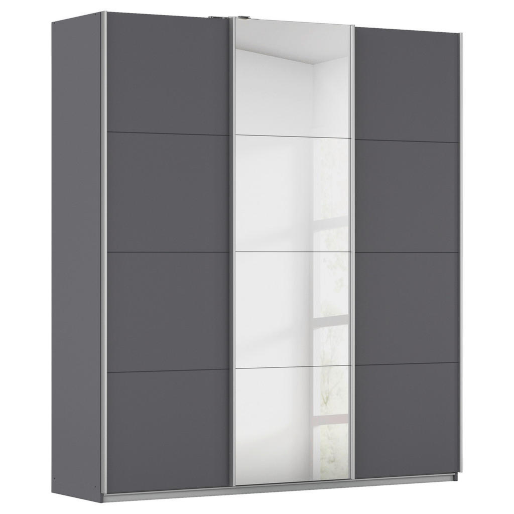 Thumbnail - Kleiderschrank Kulmbach grau B/H/T: ca. 203x229x62 cm