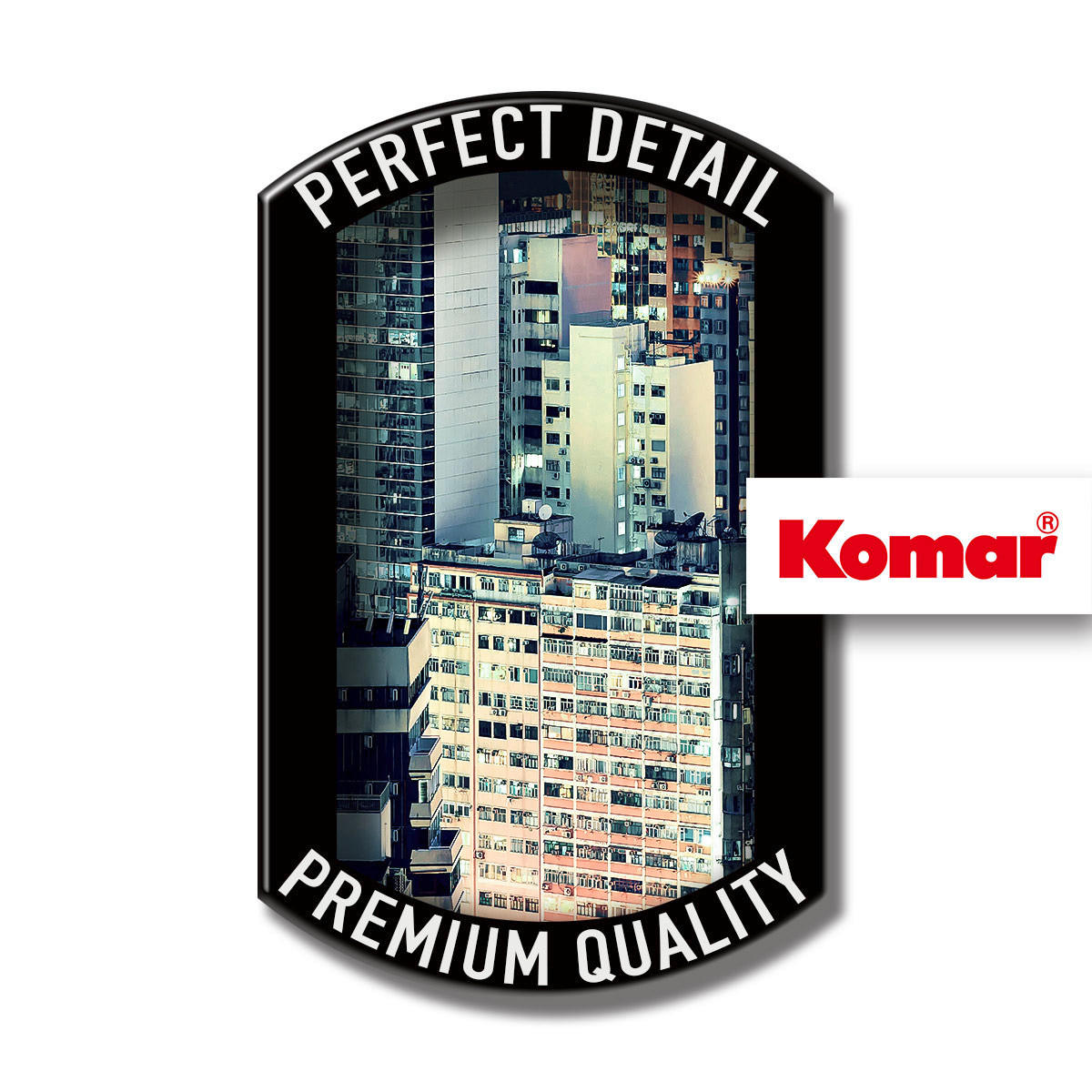 Komar Fototapete Skyline B/L: ca. 100x280 cm Skyline - (100,00/280,00cm) - Komar