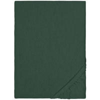 Spannbetttuch Flanell Spannbetttuch_Flanell 90-100x200 - dunkelgrün (100,00/200,00cm)