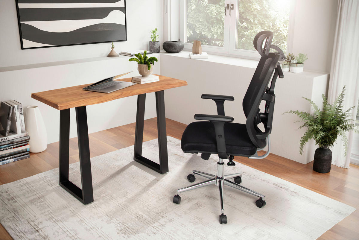 Schreibtisch B/H/T: ca. 118x76x41 cm Schreibtisch - (118,00/76,00/41,00cm) - Wohnling