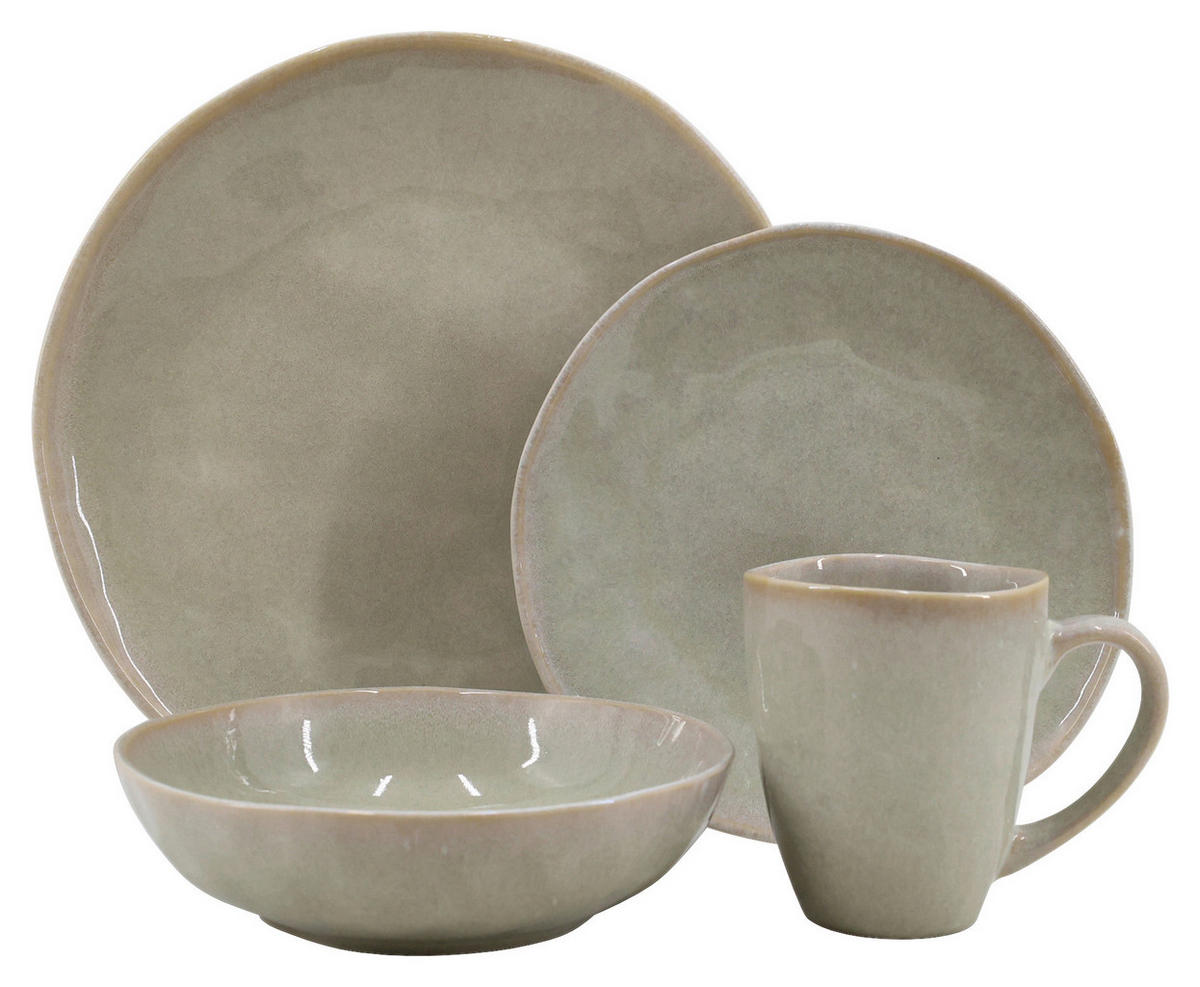 POCOline Kombiservice beige Steingut 1 tlg. Kombiservice_Isa_16tlg. - beige - POCOline