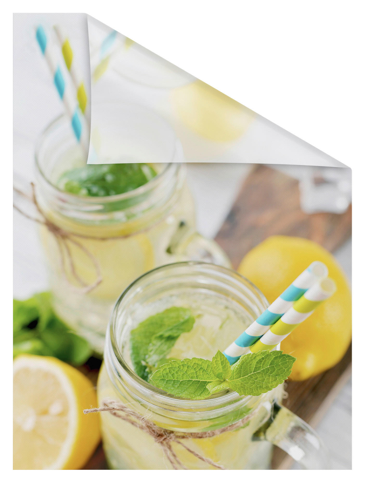 Thumbnail - LICHTBLICK Fensterfolie Limo  Limo grün gelb B/L: ca. 100x130 cm