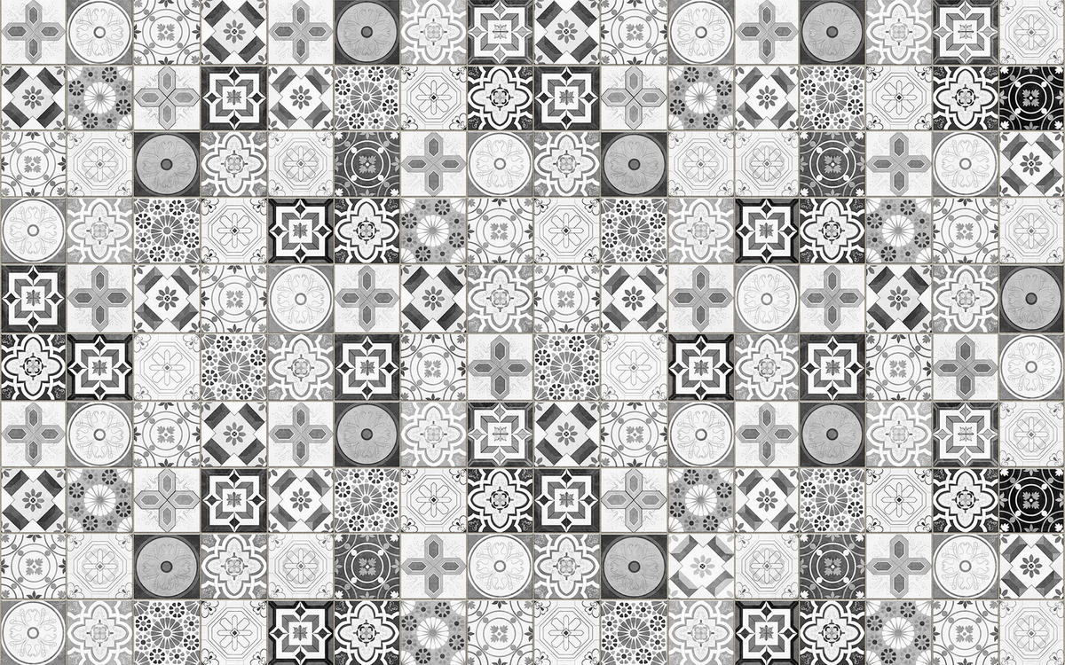 Komar Fototapete Pattern Porto B/L: ca. 400x250 cm Pattern Porto - (400,00/250,00cm) - Komar