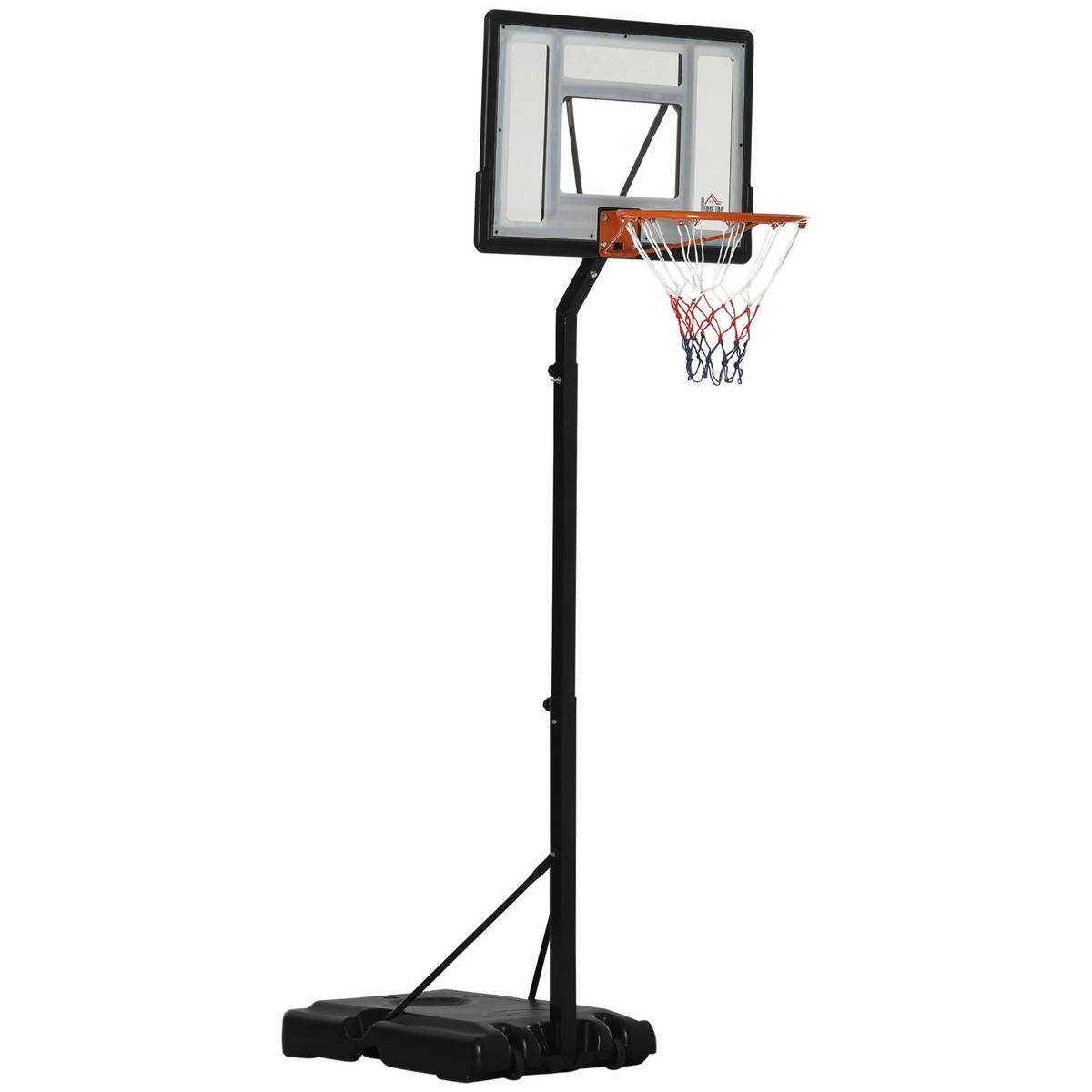 HOMCOM Basketballkorb schwarz B/H/L: ca. 60x90x310 cm Basketballständer - schwarz (310,00/60,00/90,00cm) - HOMCOM