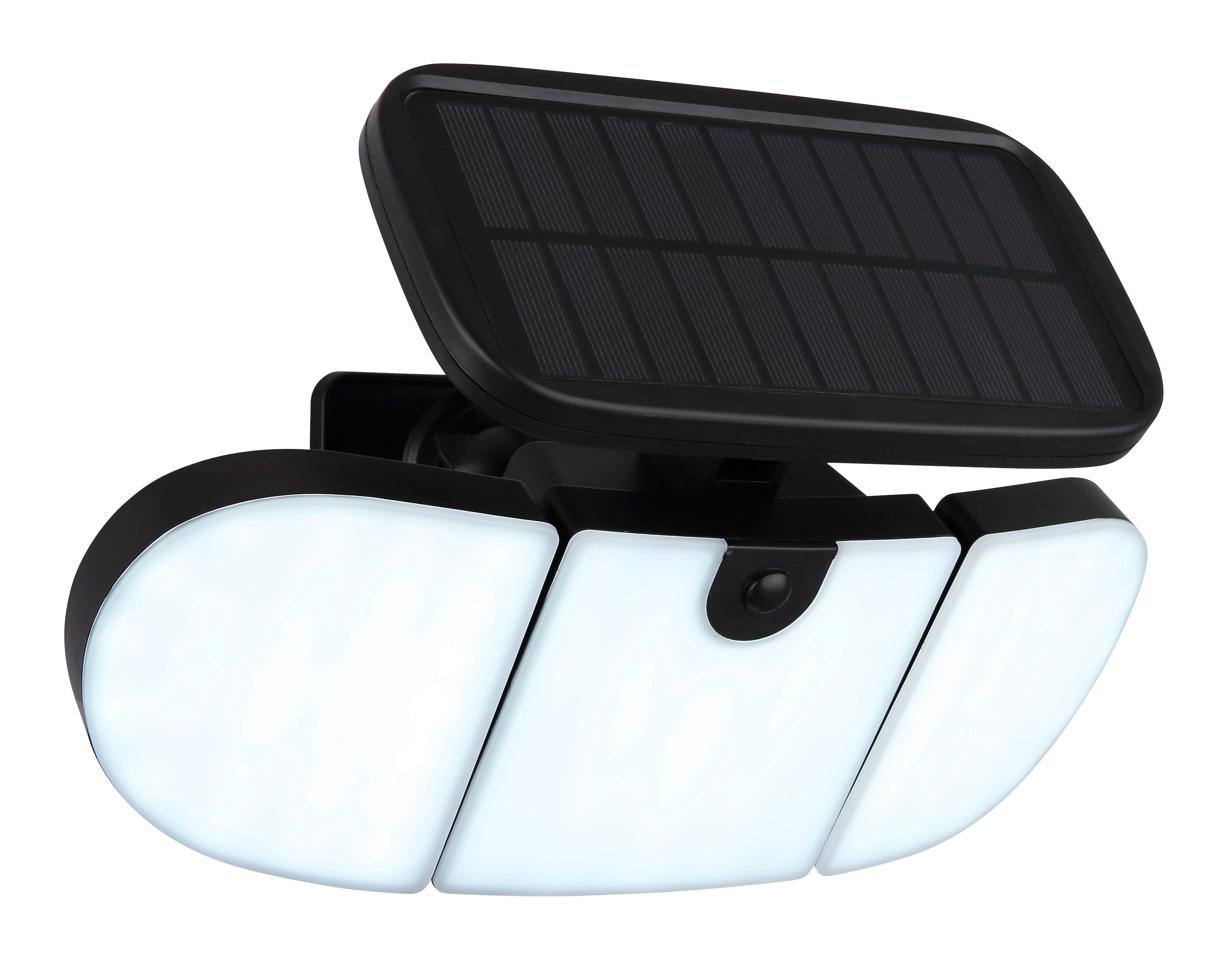 LED-Solarleuchte schwarz Kunststoff B/H: ca. 28x19,1 cm SOLAR - schwarz (28,00/19,10cm) - GLOBO
