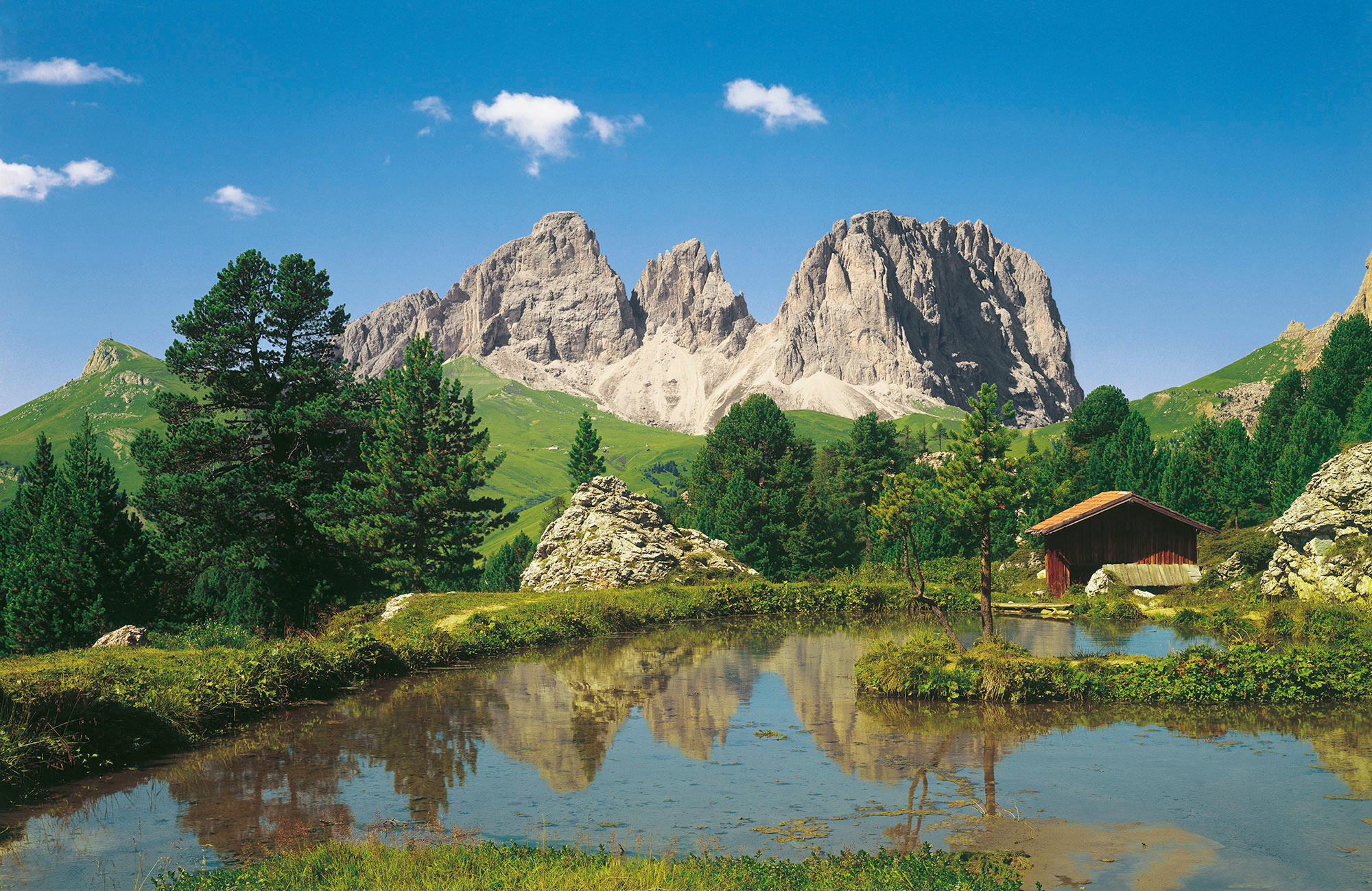 Komar Fototapete Dolomiten B/L: ca. 400x260 cm günstig online kaufen