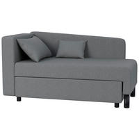 Recamiere Lübeck grau B/H/T: ca. 148x75x85 cm Lübeck - schwarz/grau (148,00/75,00/85,00cm)