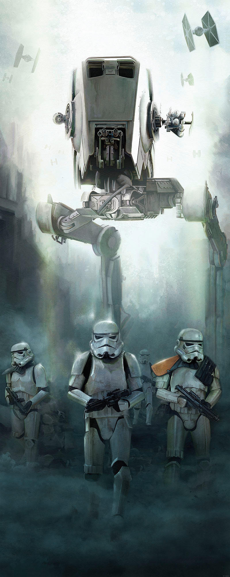 Komar Fototapete Star Wars Imperial Forces B/L: ca. 100x250 cm Star Wars Imperial Forces - (100,00/250,00cm) - Komar