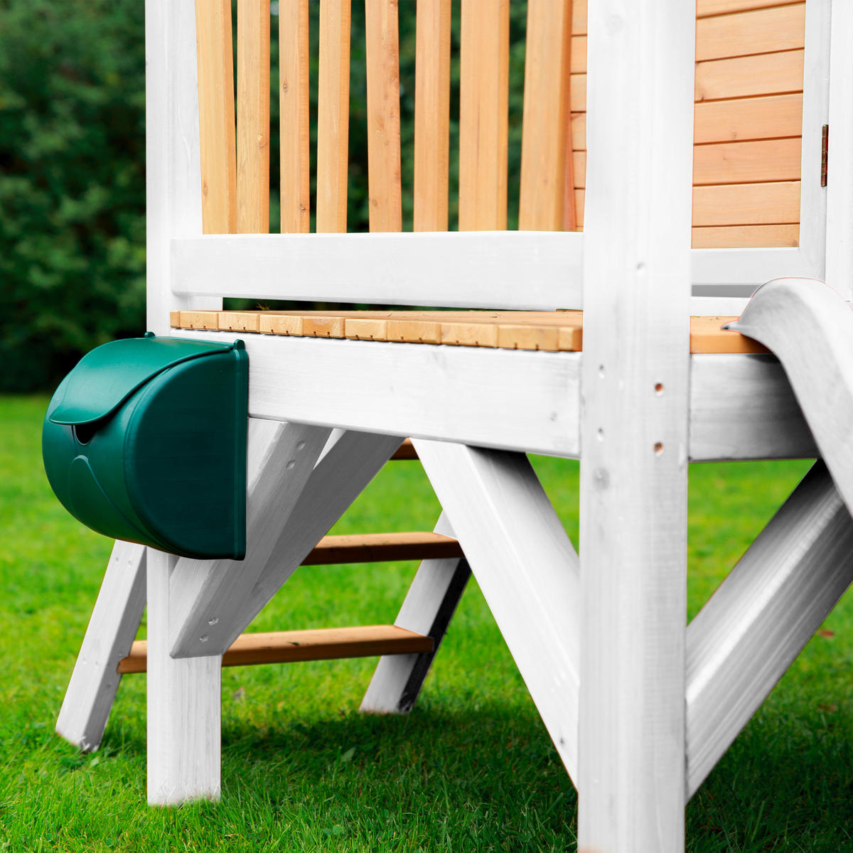 AXI Spielhaus Robin natur B/H/T: ca. 264x203x177 cm Robin - weiß/natur (264,00/203,00/177,00cm) - AXI