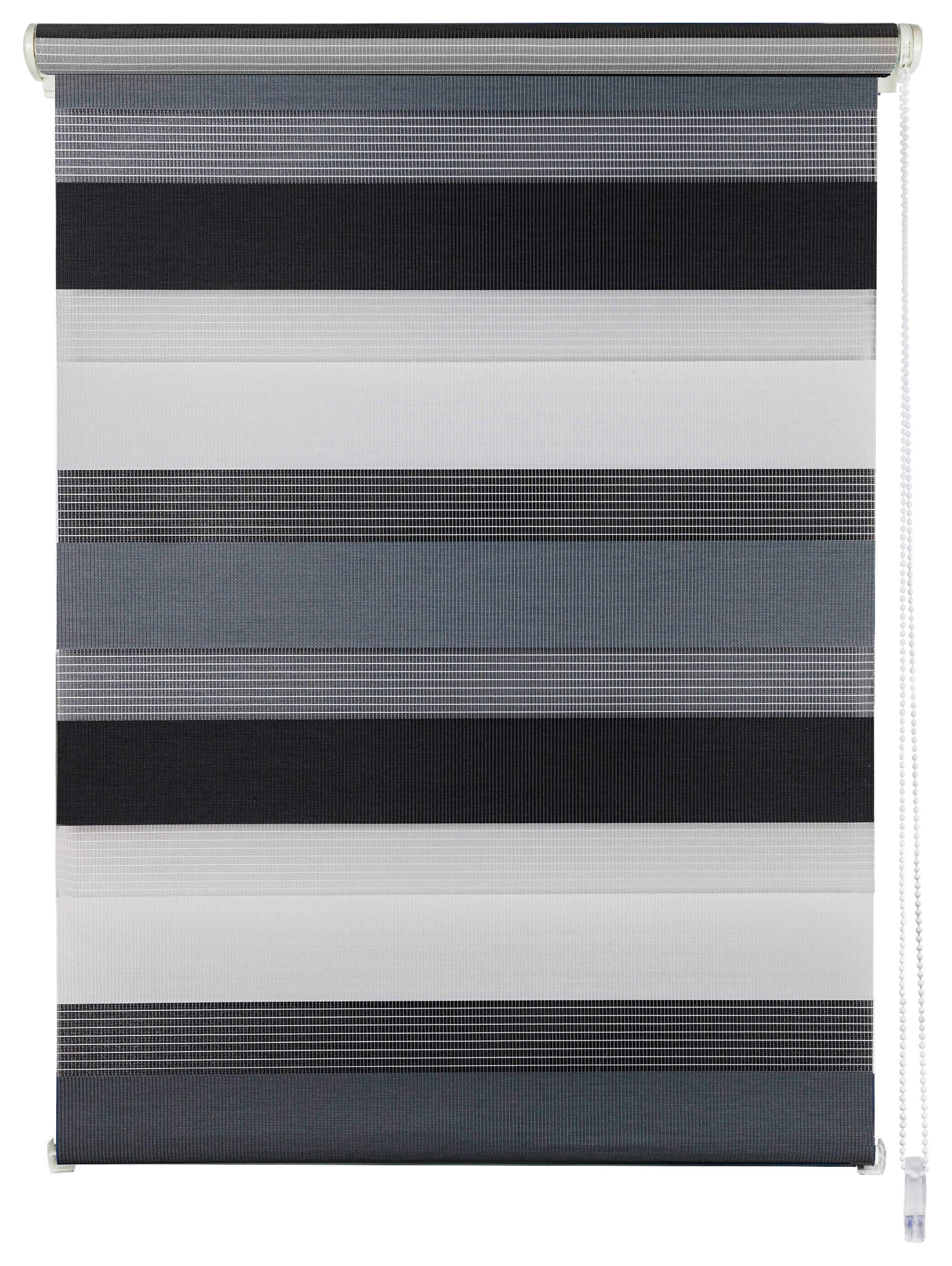 Doppelrollo Just-Triple grau B/L: ca. 120x160 cm Just-Triple - anthrazit/grau (120,00/160,00cm)