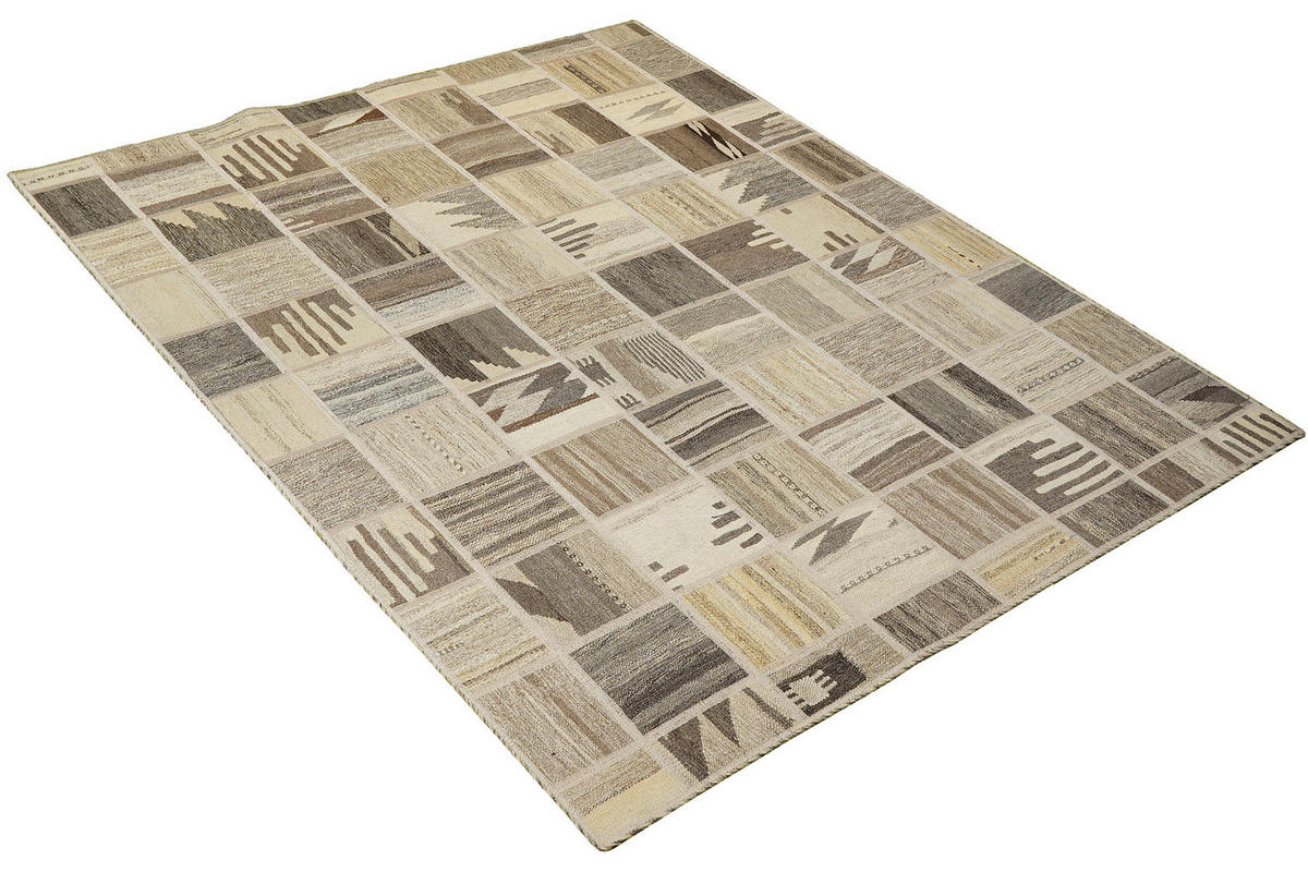 PersaTepp Teppich Kelim Tekkehdouz beige B/H/L: ca. 150x1x200 cm Kelim Tekkehdouz - beige (200,00/150,00/1,00cm) - PersaTepp