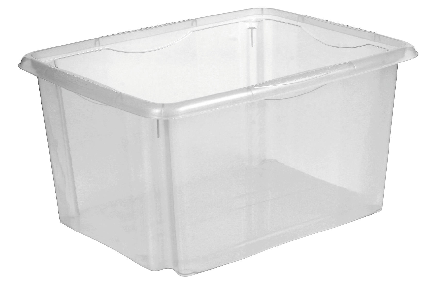 keeeper Dreh-/Stapelkorb transparent B/H/L: ca. 41,5x22x34,5 cm Dreh-/Stapelbox_S - transparent (34,50/41,50/22,00cm) - keeeper