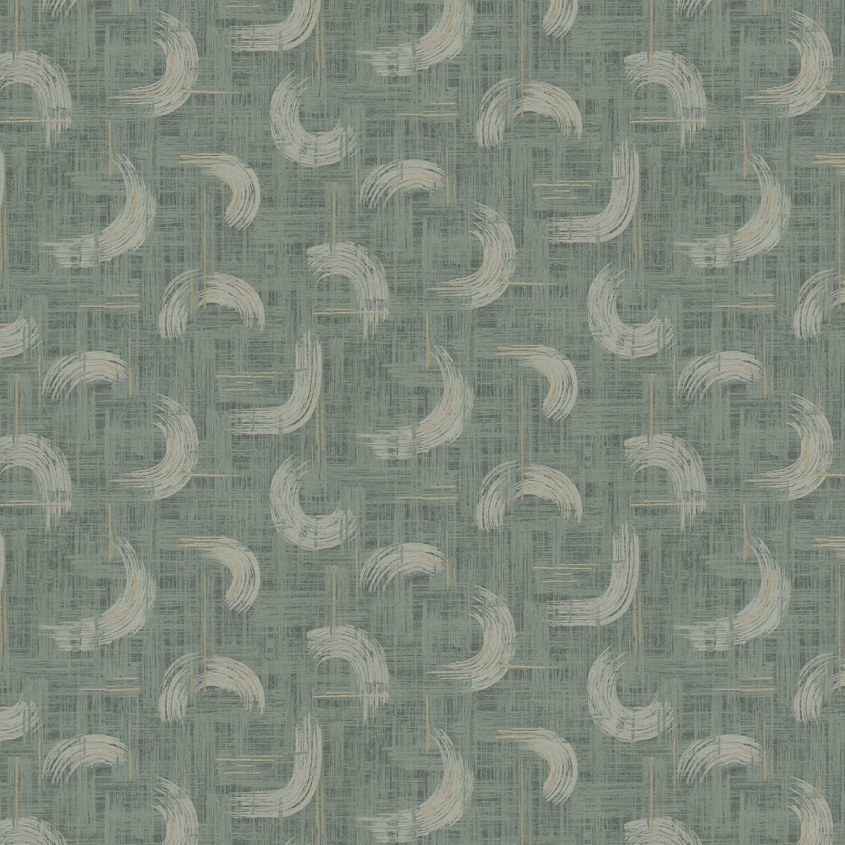 Vliestapete Grafik dunkelgrün B/L: ca. 53x1005 cm Vliestapete_429053 - dunkelgrün (53,00/1005,00cm)
