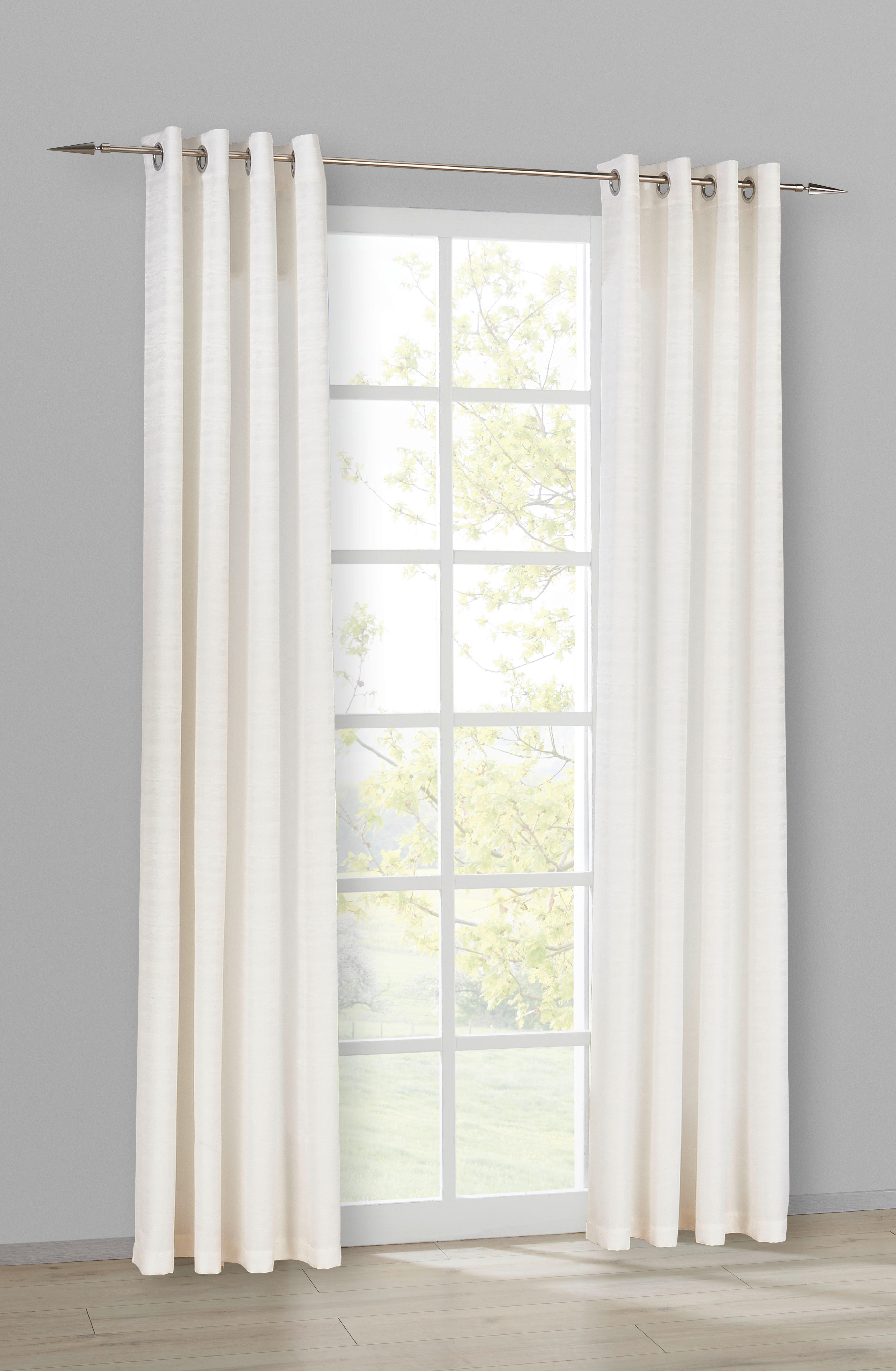 Ösenvorhang Turin champagner B/L: ca. 140x245 cm Turin - champagner (140,00/245,00cm) - ACUS design collection