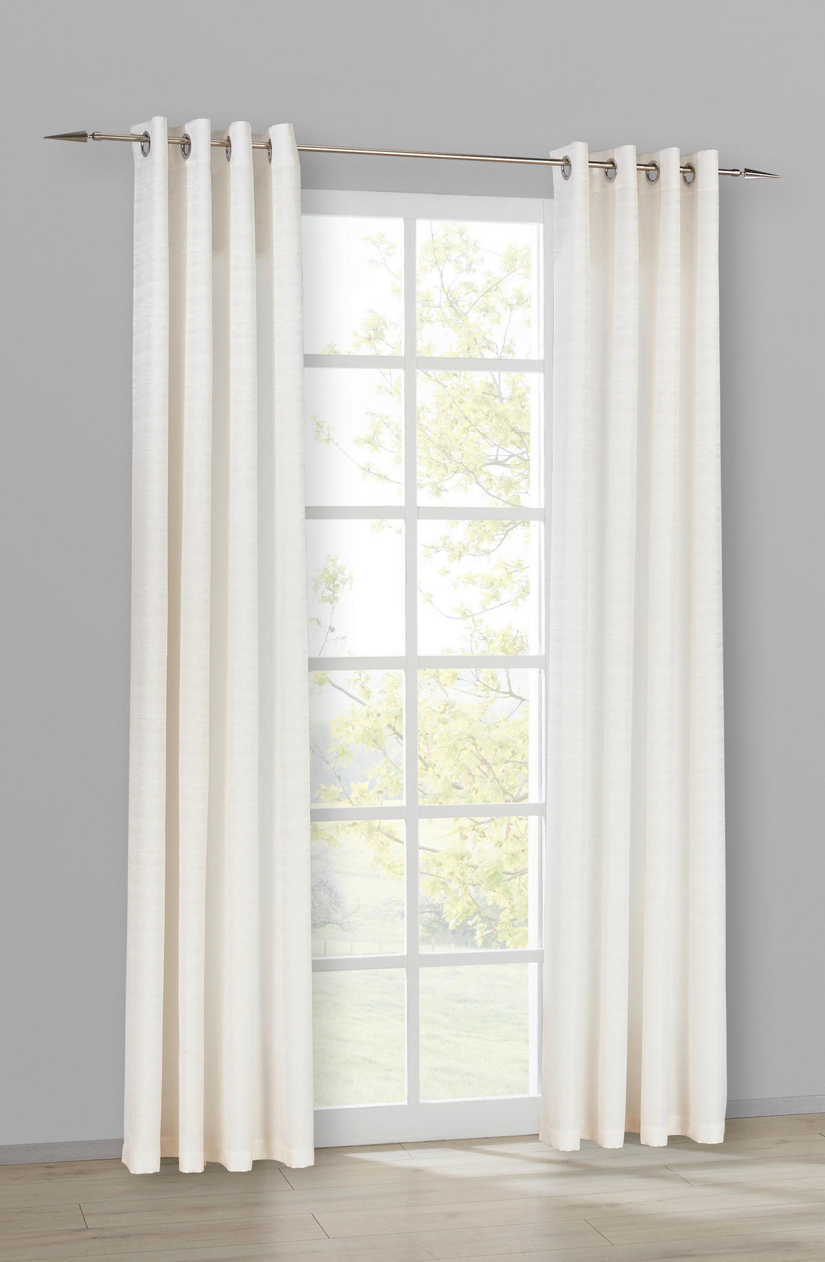 Ösenvorhang Turin champagner B/L: ca. 140x245 cm Turin - champagner (140,00/245,00cm) - ACUS design collection