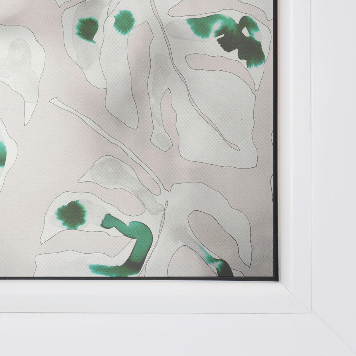 LICHTBLICK Fensterfolie Monstera Blätter Monstera grün B/L: ca. 100x130 cm Monstera - grün (100,00/130,00cm) - LICHTBLICK