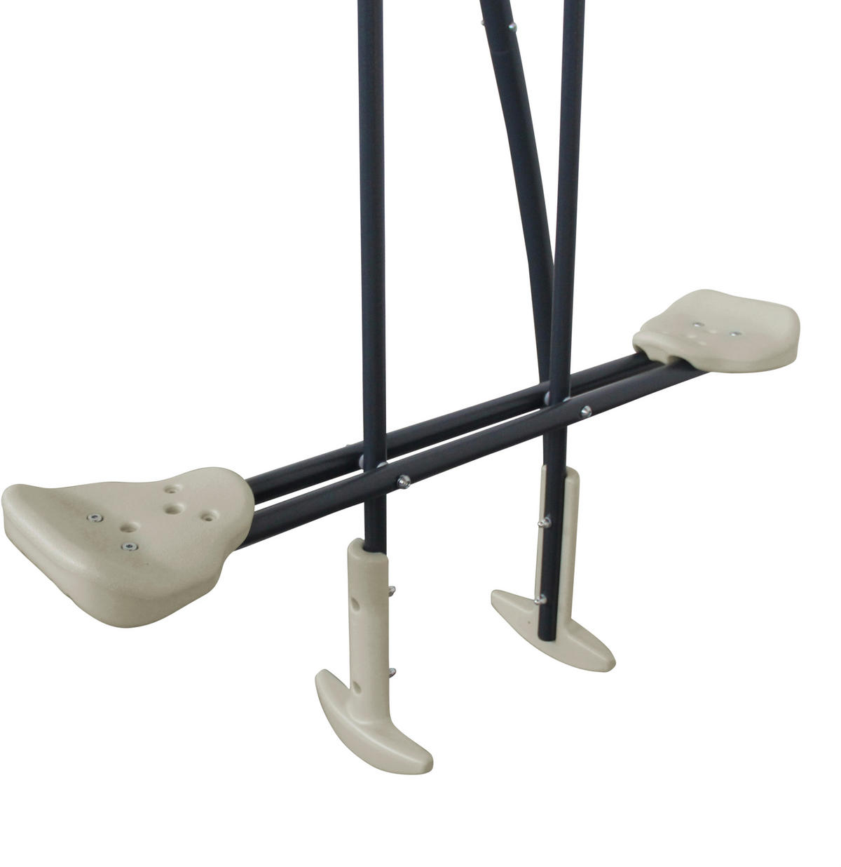 AXI Doppelschaukel anthrazit B/H/L: ca. 210x217x210 cm Doppelschaukel - creme/anthrazit (210,00/210,00/217,00cm) - AXI