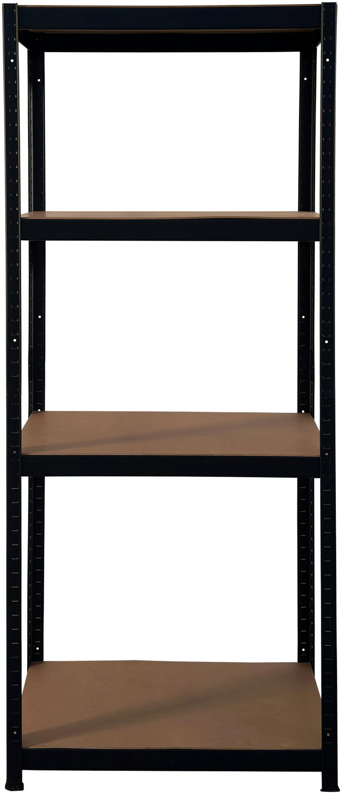 Schwerlaststeckregal schwarz B/H/T: ca. 75x150x30 cm Schwerlaststeckregal 150x75x30cm S - schwarz (75,00/150,00/30,00cm)