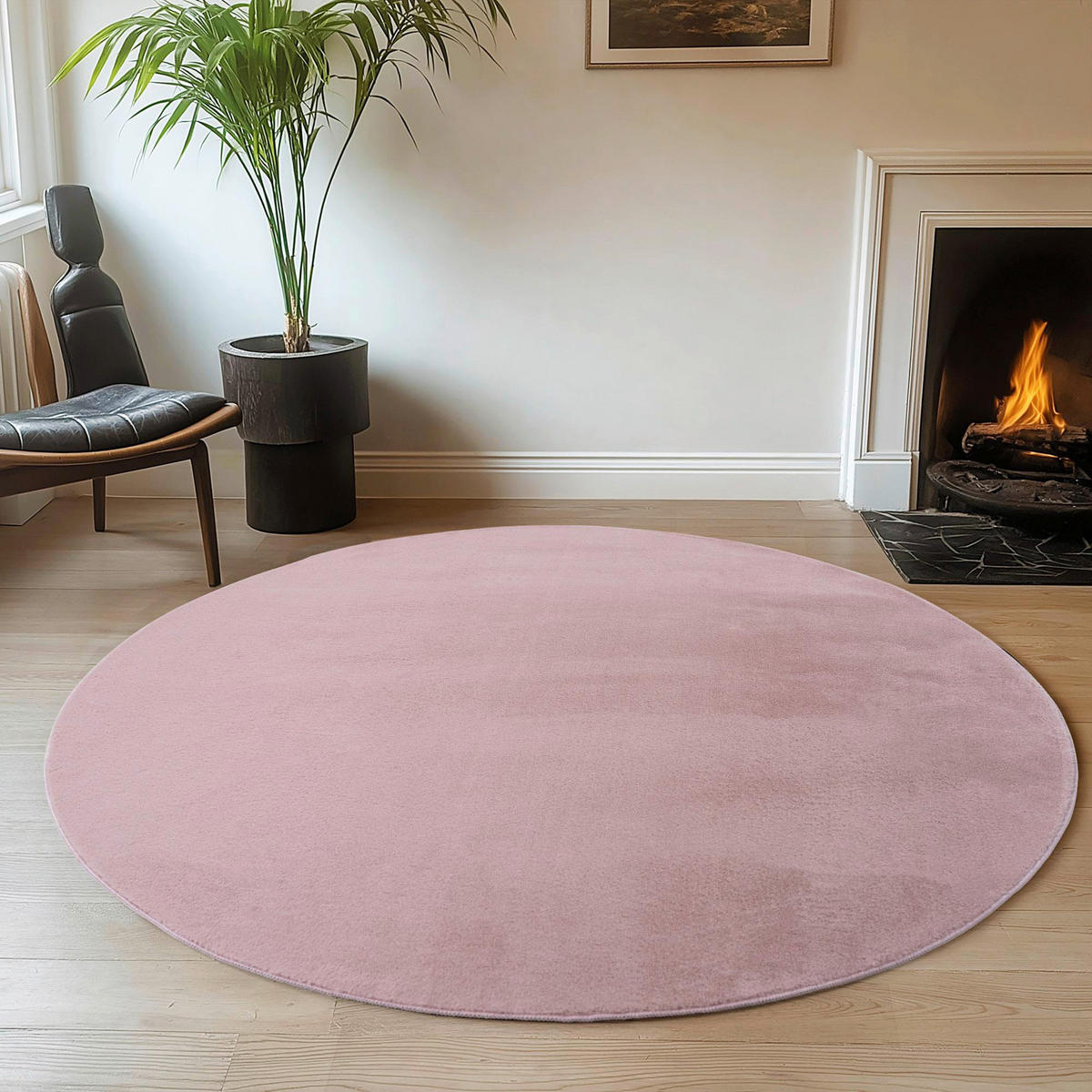 Ayyildiz Teppich JOY rosa D: ca. 120 cm JOY - rosa (120,00cm) - Ayyildiz