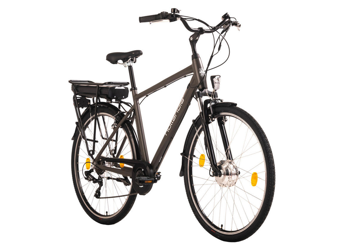 Hollandia City E-Bike Zagon KS187E 28 Zoll Rahmenhöhe 53 cm 6 Gänge anthrazit anthrazit ca. 250 W ca. 36 V ca. 28 Zoll Zagon - anthrazit - Hollandia