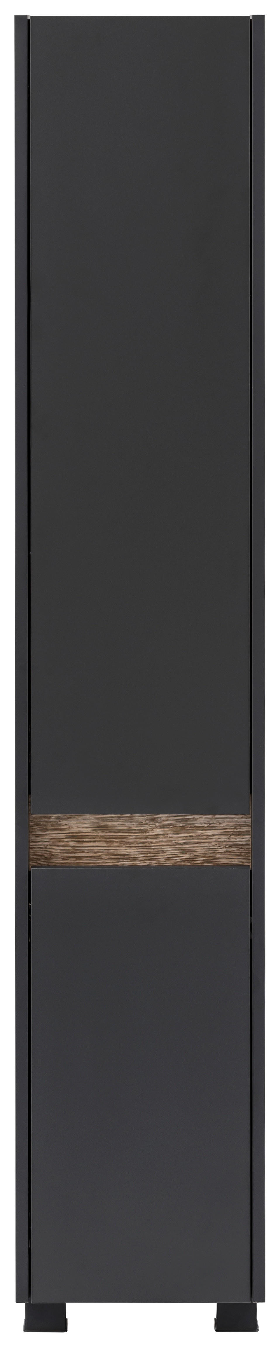 Hochschrank Cosmo anthrazit B/H/T: ca. 30,2x164,5x33 cm Cosmo - anthrazit (30,20/164,50/33,00cm) - Möbelpartner