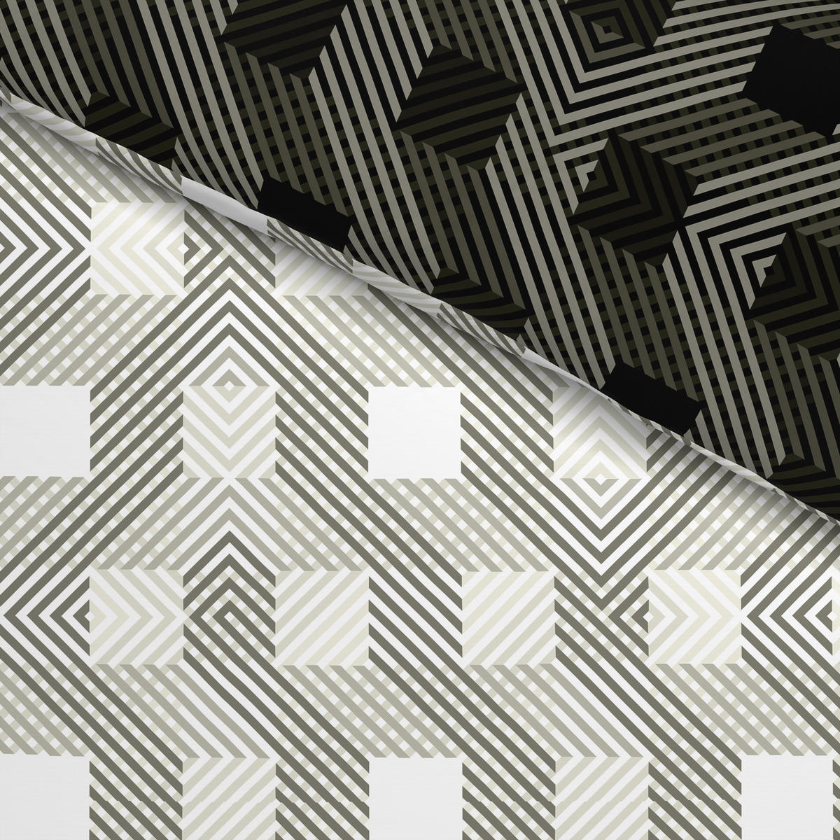 Baumwoll Wende Bettwäsche Renforce Wendebettwäsche_Renforce_Dabir - anthrazit/grau (135,00/200,00cm) - beau rêve