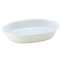 CreaTable Auflaufform Classic PASTELL Kitchen creme Steinzeug B/H/L: ca. 33,5x5x19 cm Classic PASTELL Kitchen - creme (19,00/33,50/5,00cm) - CreaTable