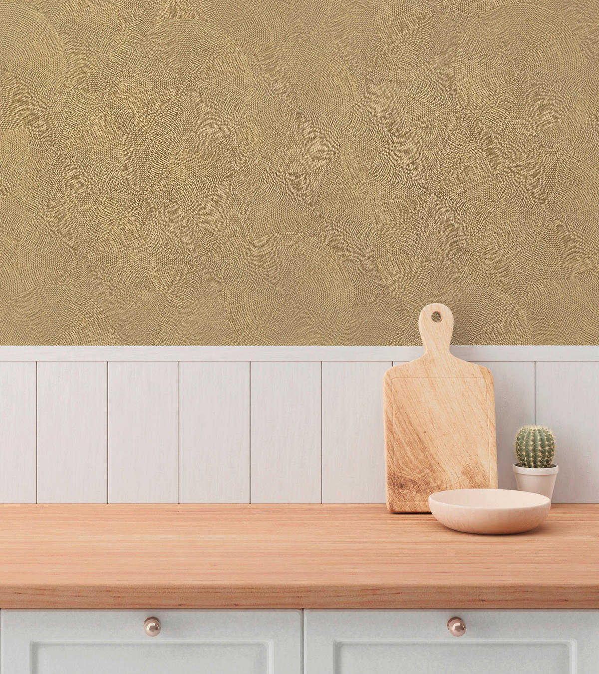 A.S.Création Vliestapete gelb braun B/H/D: ca. 53x1005x8,8 cm Vliestapete - braun/gelb (8,80/1005,00cm) - A.S.Creation