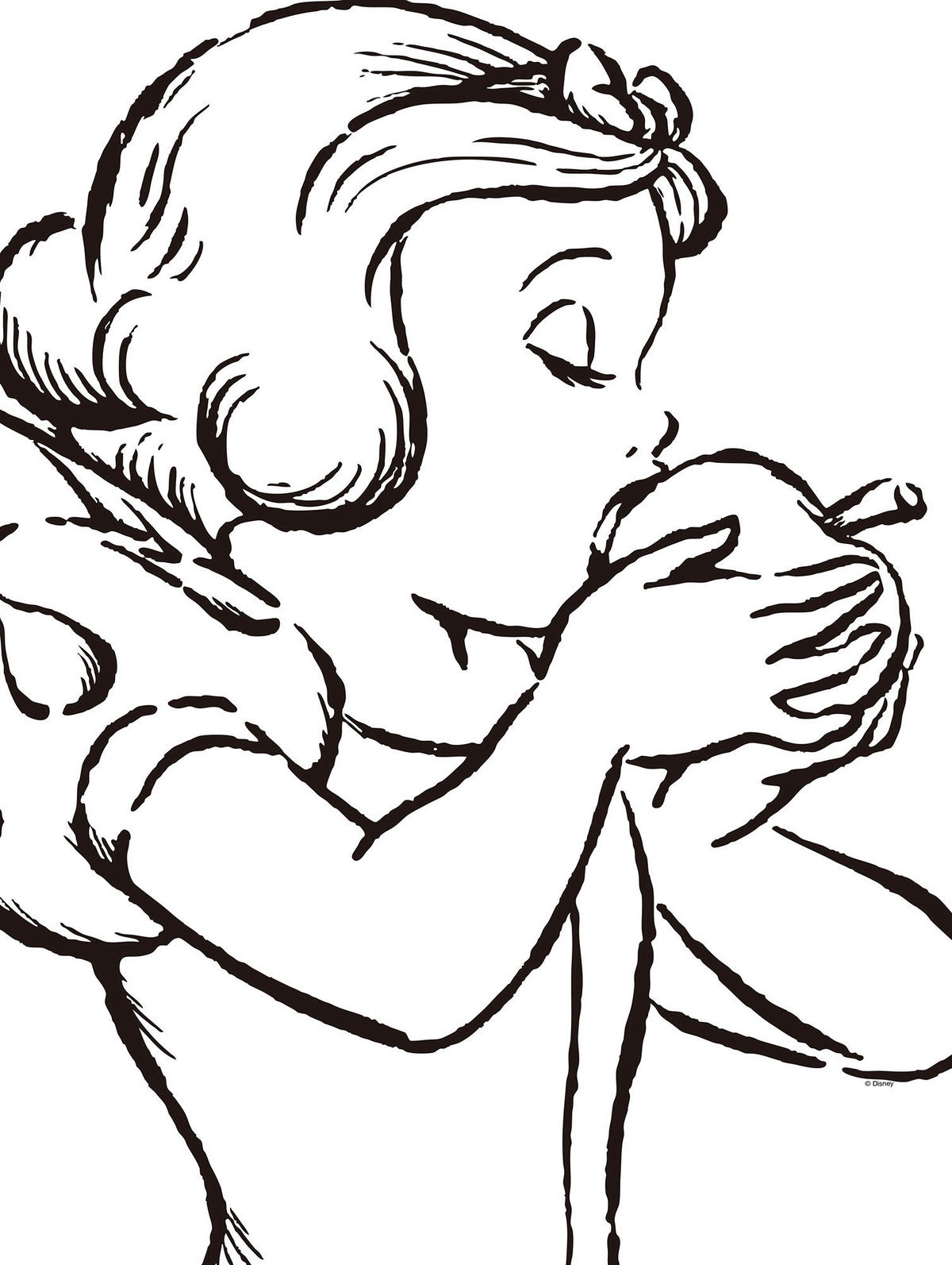 Komar Poster Snow White Apple Bite - white Disney B/L: ca. 30x40 cm Snow White Apple Bite - white - (30,00/40,00cm) - Komar