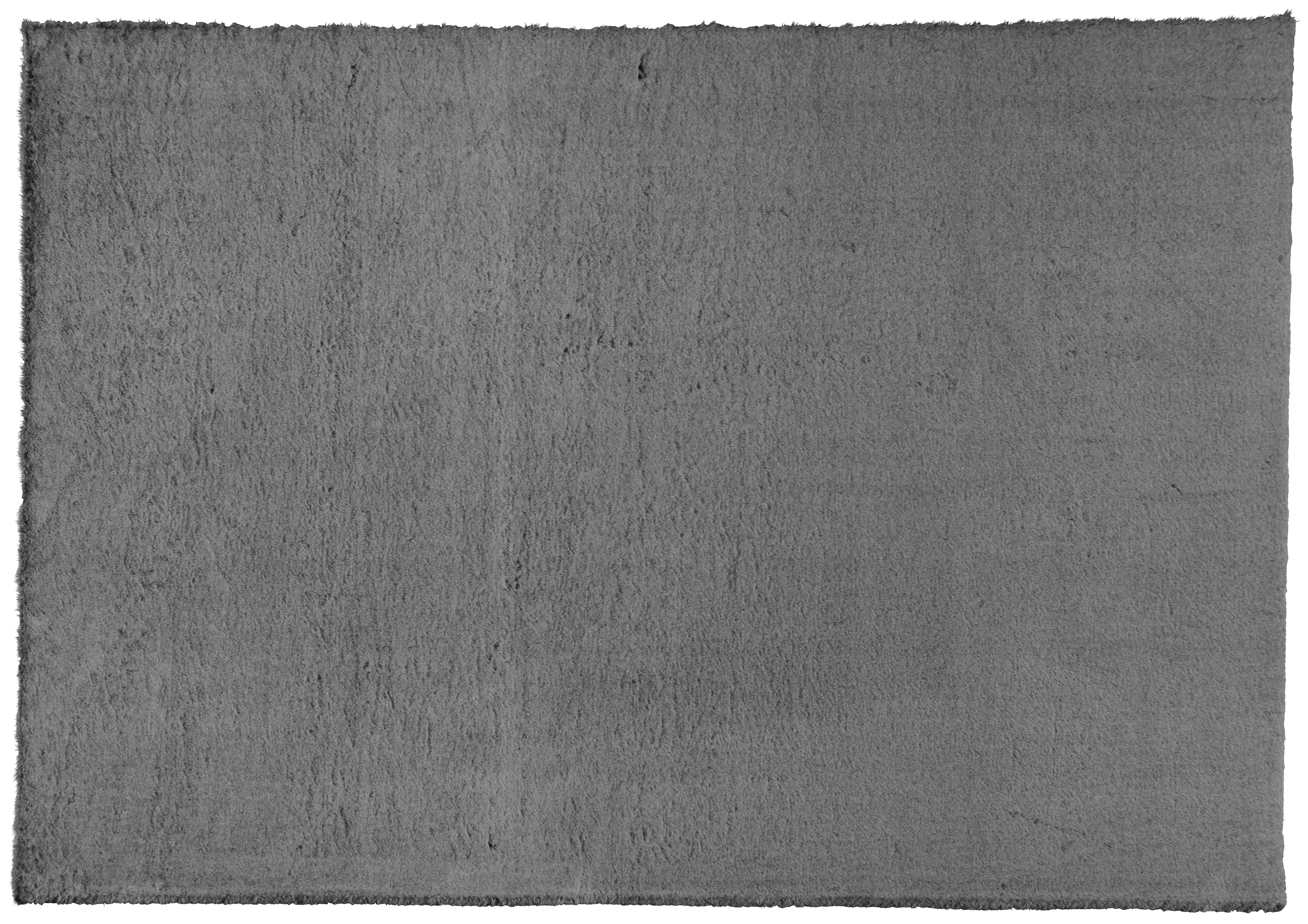 Thumbnail - Fellimitat Maya Silbergrau B/L: ca. 160x230 cm