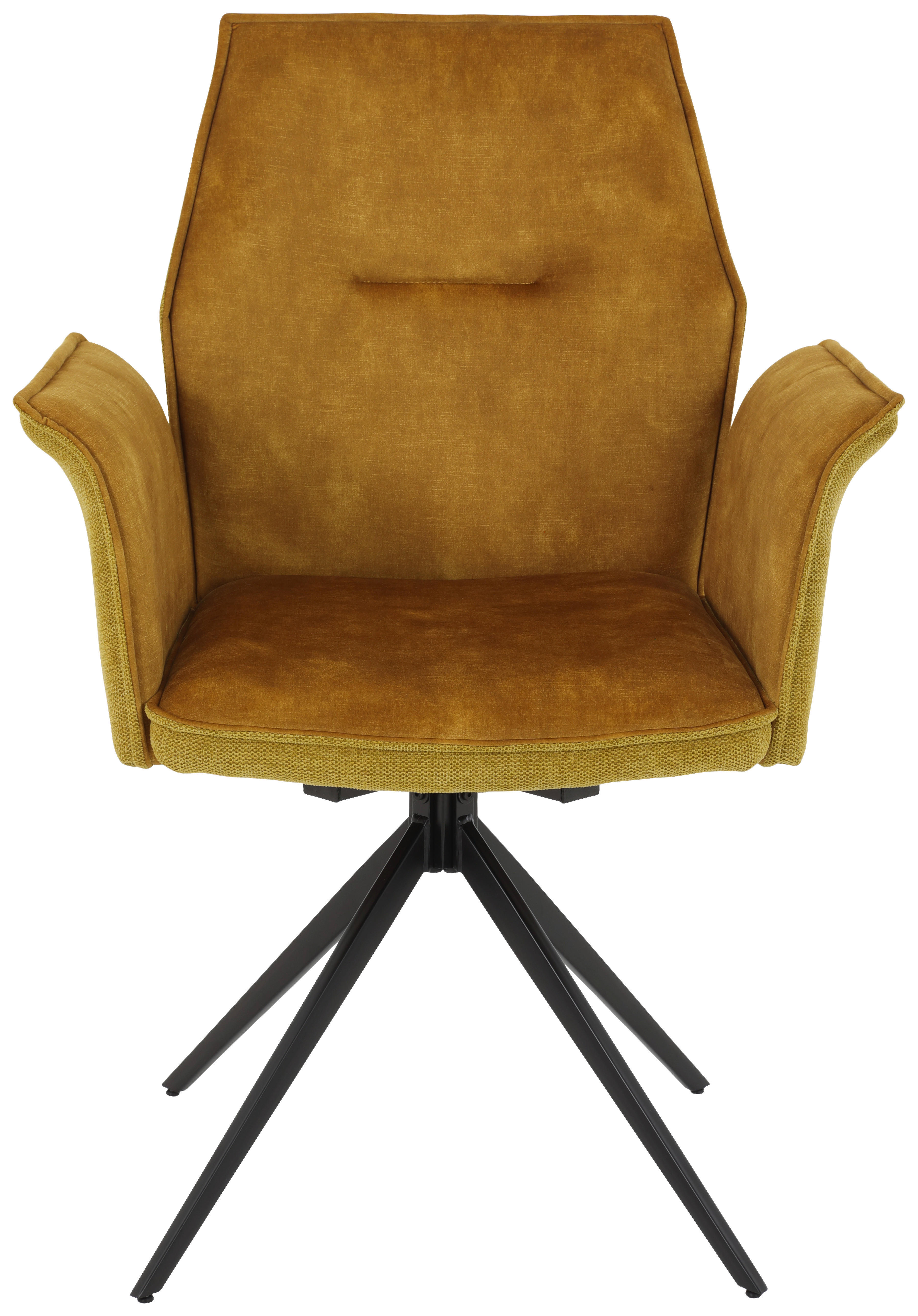 Hela Sessel SUSANNE I S gold Stoff B/H/T: ca. 65x92x64 cm SUSANNE I S - gold/schwarz (65,00/92,00/64,00cm) - Hela