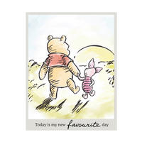 Komar Poster Winnie Pooh Today Disney B/L: ca. 40x50 cm Winnie Pooh Today - (40,00/50,00cm) - Komar