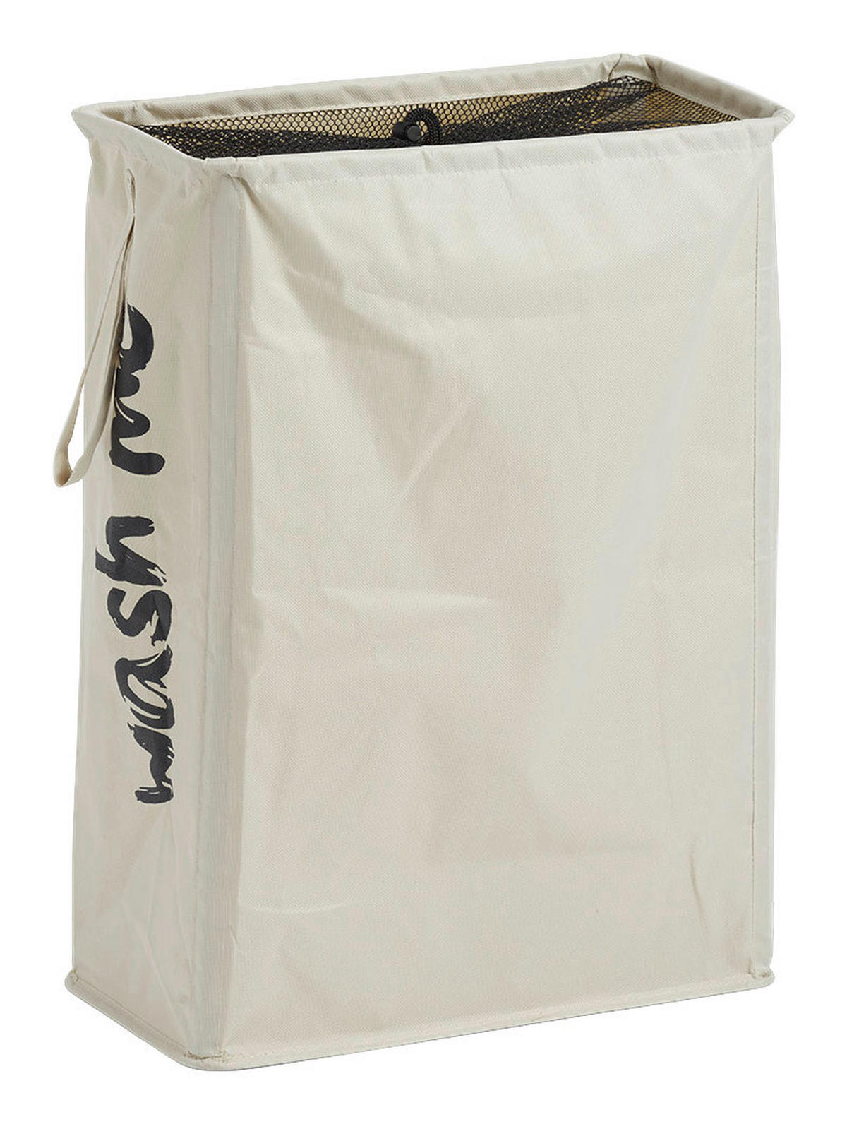 Zeller Wäschesammler Wash me beige Polyester B/H/L: ca. 40x56x20 cm Wash me - beige (20,00/40,00/56,00cm) - Zeller