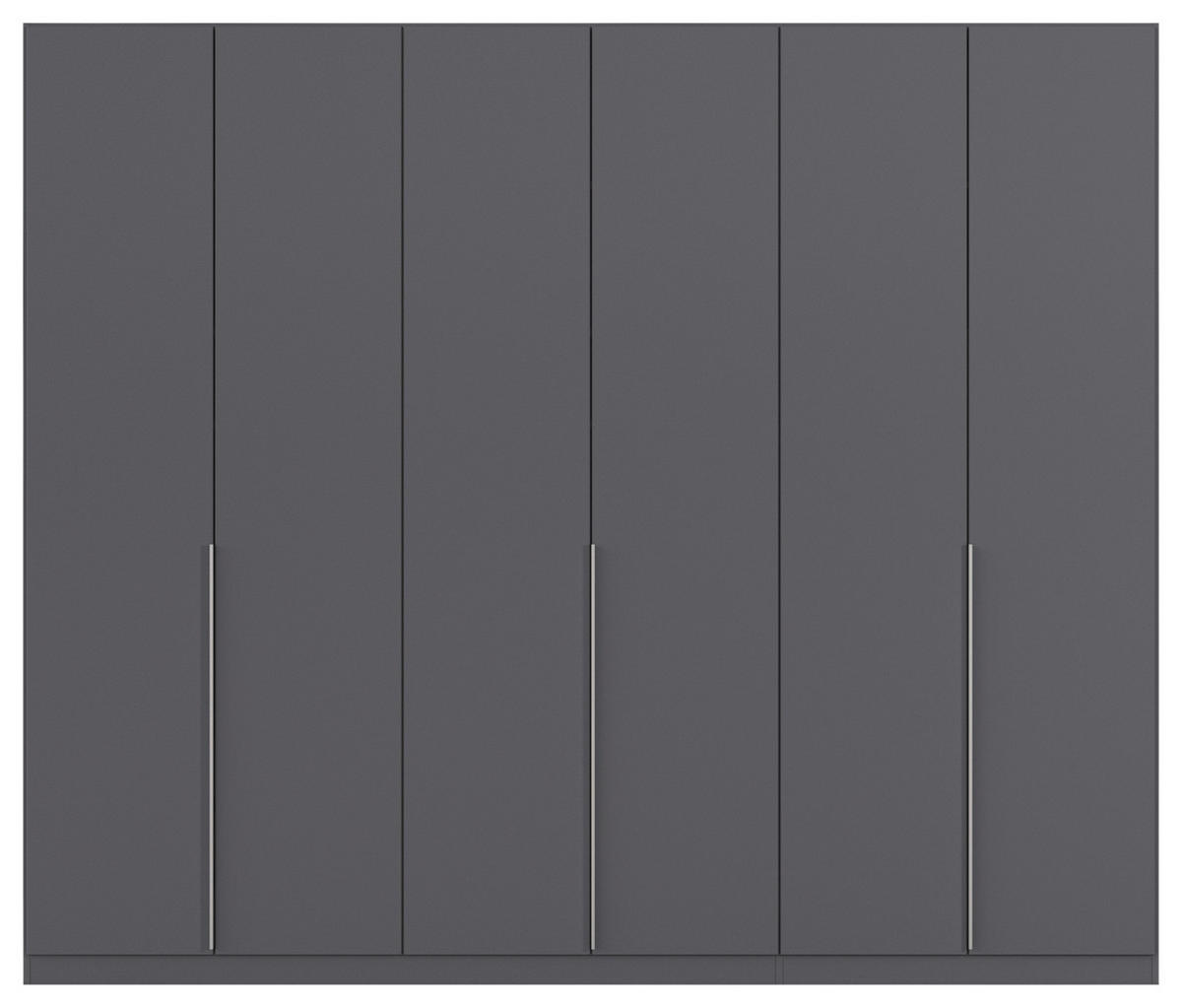 Kleiderschrank Alabama grau B/H/T: ca. 271x229x54 cm Alabama - Alu/grau (271,00/229,00/54,00cm)