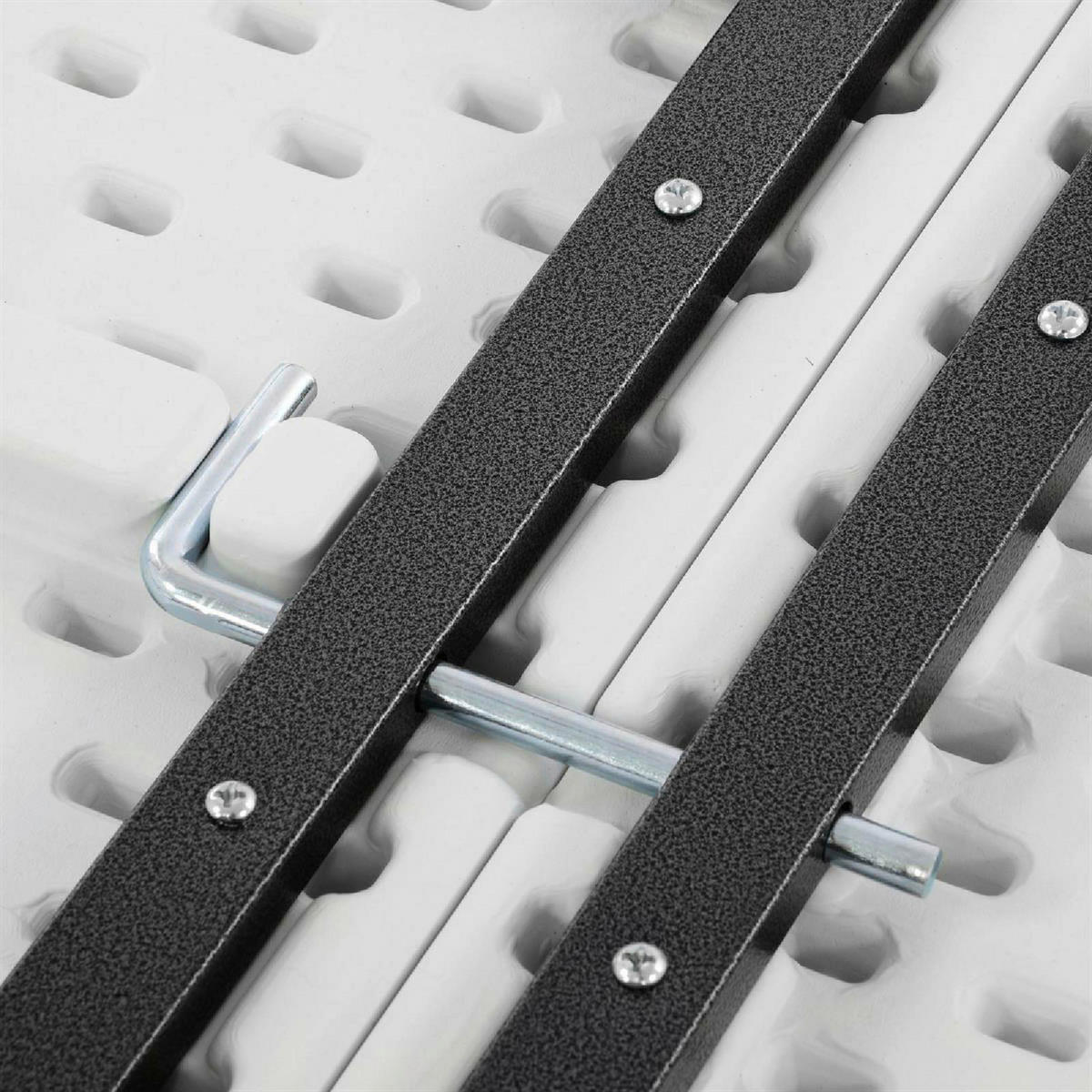 VCM Klapptisch weiß Kunststoff B/H/T: ca. 72x74x180 cm Klapptisch - weiß (72,00/74,00/180,00cm) - VCM