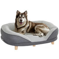 PawHut Hundesofa grau Polyester B/H/L: ca. 78x25x90 cm Hundesofa - grau (90,00/78,00/25,00cm) - PawHut