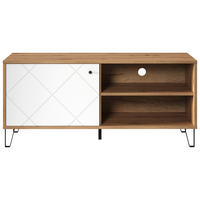 TV-Lowboard Touch weiß matt Eiche Artisan Nachbildung B/H/T: ca. 123x56x40 cm Touch - Eiche/weiß (123,00/56,00/40,00cm) - Trendteam