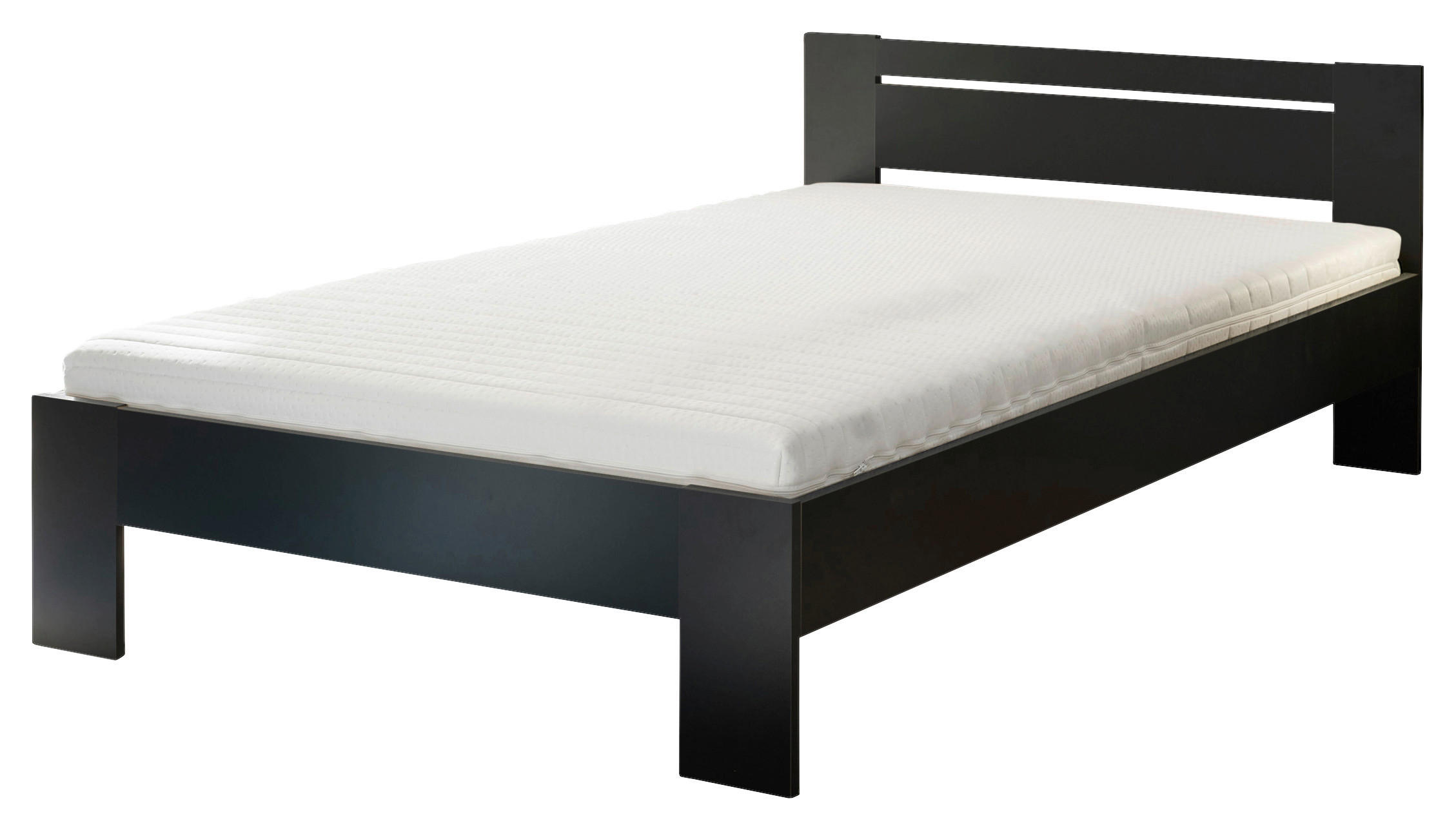 Futonbett Cannes schwarz Liegefläche B/L: ca. 120x200 cm Cannes - schwarz (125,00/71,00/204,00cm)